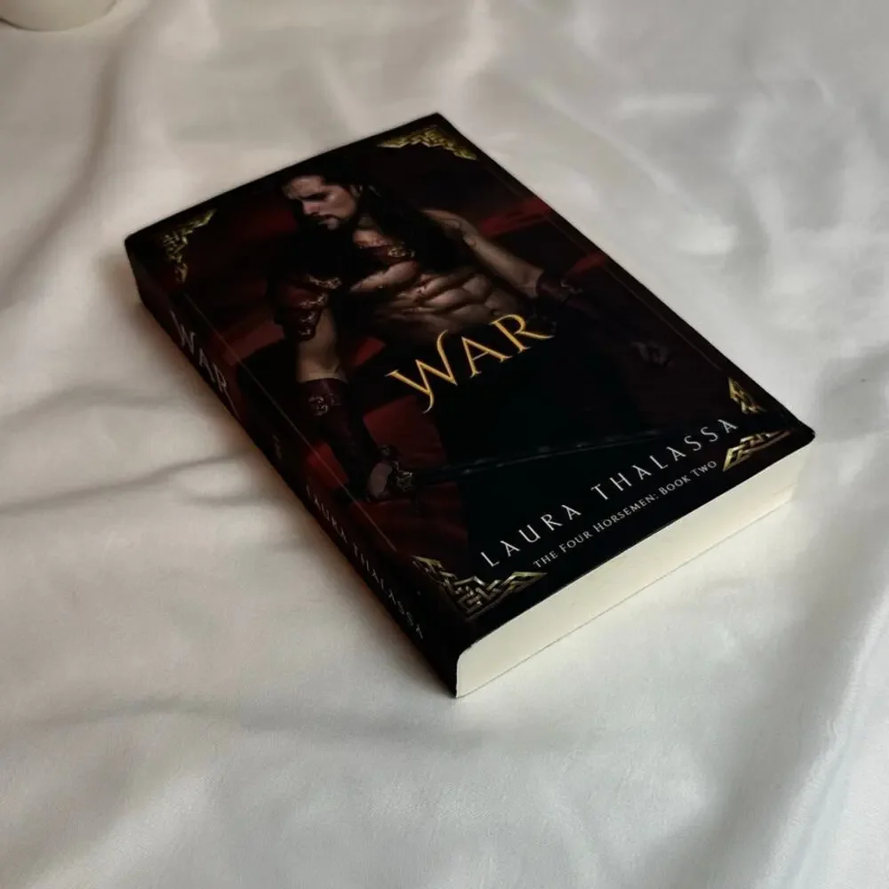 War Laura Thalassa OOP Original Indie Model Cover Paperback Four Horsemen #2